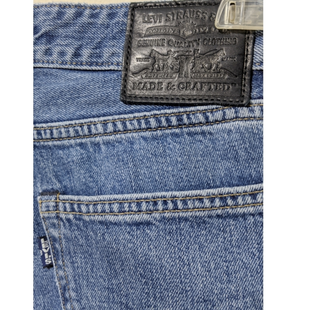 🚫SOLD🆕Levi 501 Made&Crafted Slim Crop Jean's - Picture 7 of 8